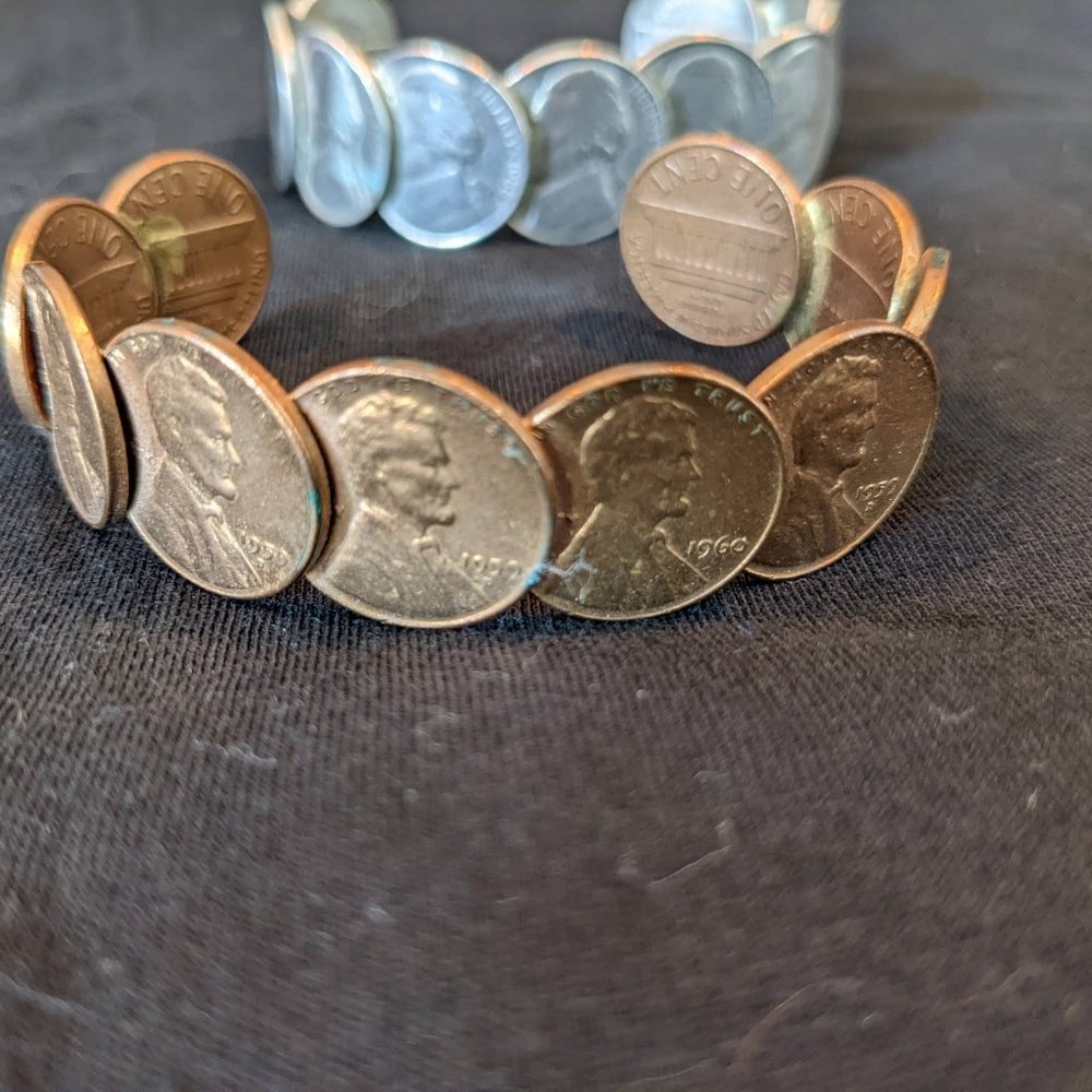Coin Bracelets Penny & Nickel - Picture 3 of 8